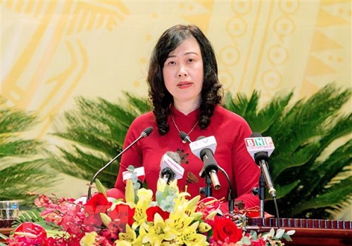 Bà Đào Hồng Lan, Ủy viên Dự khuyết Trung ương Đảng, Bí thư Tỉnh ủy Bắc Ninh khóa XX, nhiệm kỳ 2020-2025