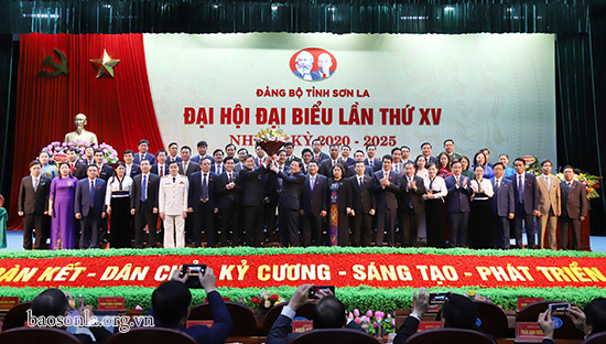Ban Chấp hành Đảng bộ tỉnh Sơn La nhiệm kỳ 2020-2025.