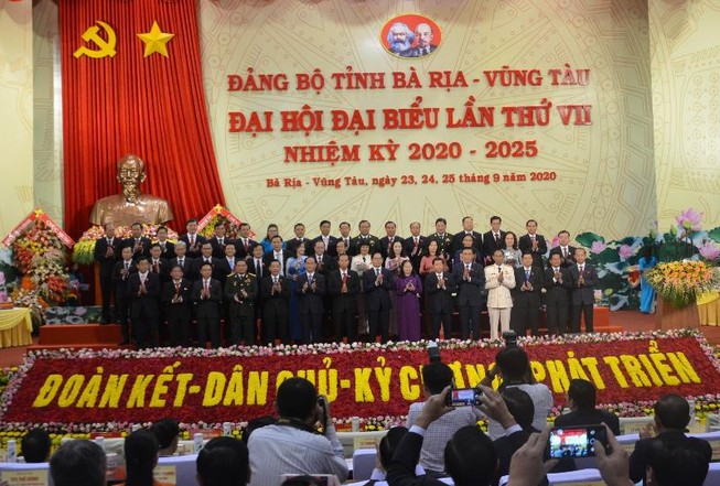 Ban Chấp hành Đảng bộ tỉnh Bà Rịa-Vũng Tàu khóa VII, nhiệm kỳ 2020-2025.