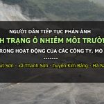 Khói bụi bám đầy tường, xe tải trọng qua lại, bụi mù, đường giao thông quá tải, không dọn dẹp vệ sinh đầy đủ… là những nội dung được người dân thôn Bút Sơn, xã Thanh Sơn, huyện Kim Bảng (Hà Nam) bức xúc phản ánh